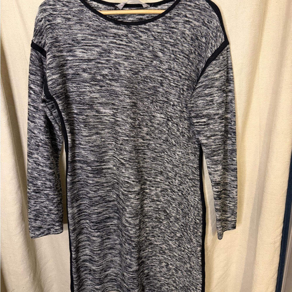 Athleta Black and White Knit Dress